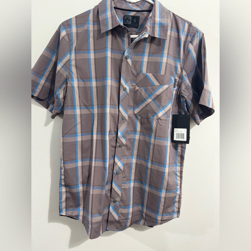 Magpul Men's R&R Plaid Button-Up Shirt Size S - NWT
